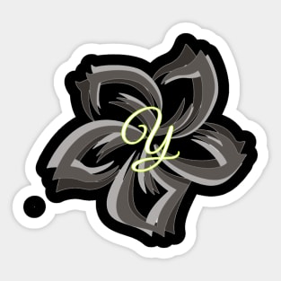 Letter Y Sticker